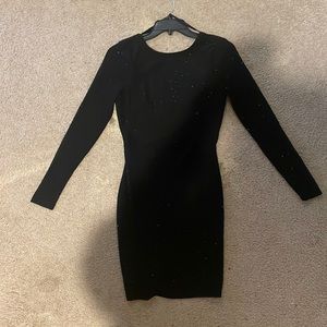 Black Rhinestoned Windsor Homecoming Dress, size medium, worn once.